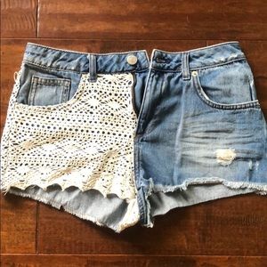 Top shop moto short barely worn